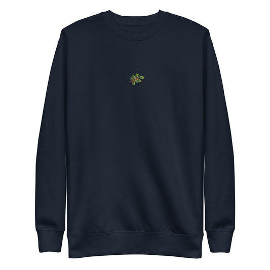 Embroidered Coffee Plant Sweatshirt